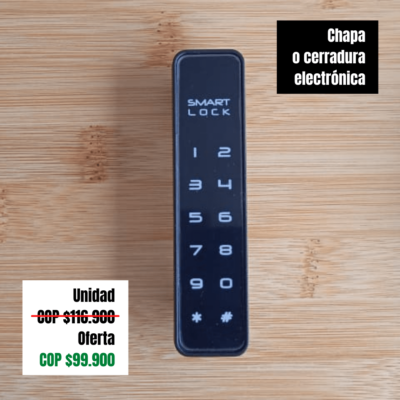 Chapa o cerradura electrónica