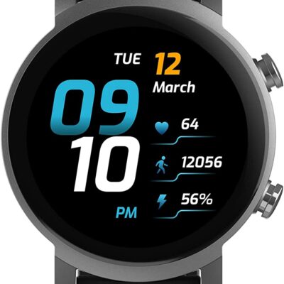 Ticwatch Reloj inteligente E3 Wear OS de Google para hombres y mujeres Qualcomm Snapdragon Wear 4100