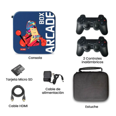 Consola Arcade Box 33.000 Juegos incluye dos controles